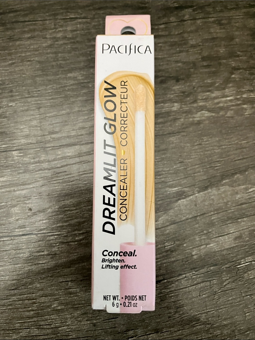 Pacifica Dreamlit Glow Full Coverage Concealer, shade 9, vegan, new in box